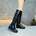 (Copy) Cookies leather boots platform platform boots