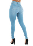 Cookies Womens Curvy High Waist Stretch Butt Lifting Jeans