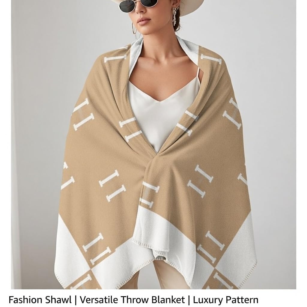 Cookie’s Soft Throw Blanket Cashmere Shawl