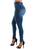 Cookies Womens Curvy High Waist Stretch Butt Lifting Jeans