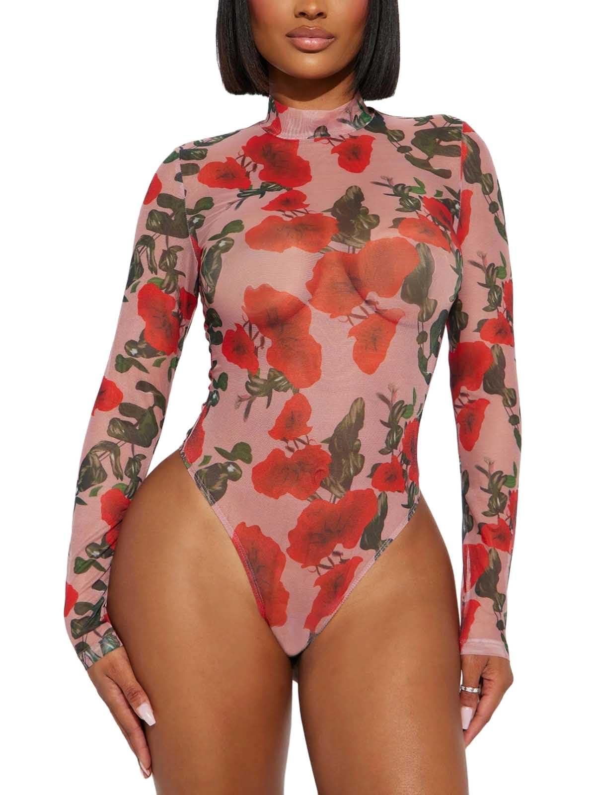 Lamarra Mesh Long Sleeve Bodysuit