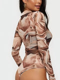 Lamarra Mesh Long Sleeve Bodysuit