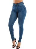 Cookies Womens Curvy High Waist Stretch Butt Lifting Jeans