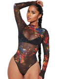 Lamarra Mesh Long Sleeve Bodysuit