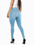 Cookies Womens Curvy High Waist Stretch Butt Lifting Jeans