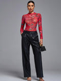 Lamarra Mesh Long Sleeve Bodysuit