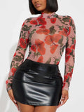 Lamarra Mesh Long Sleeve Bodysuit