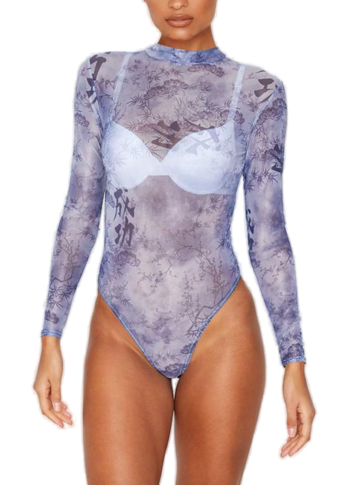 Lamarra Mesh Long Sleeve Bodysuit