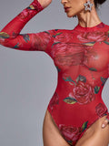 Lamarra Mesh Long Sleeve Bodysuit