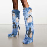 Cookies Knee High Boots Faux Fur Boots