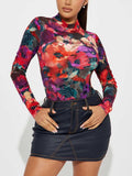 Lamarra Mesh Long Sleeve Bodysuit