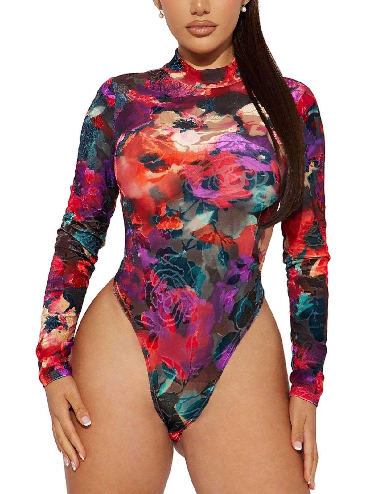 Lamarra Mesh Long Sleeve Bodysuit
