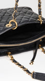 CHANEL Women's Pre-Loved Grand Shopping Tote Caviar
