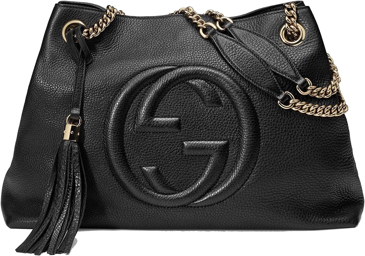 Gucci Soho Medium Black Leather Bag