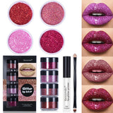 Cookies Glitter Lip Gloss Lipstick Shiny DIY Lip Gloss Diamond Waterproof Long Lasting Lipgloss