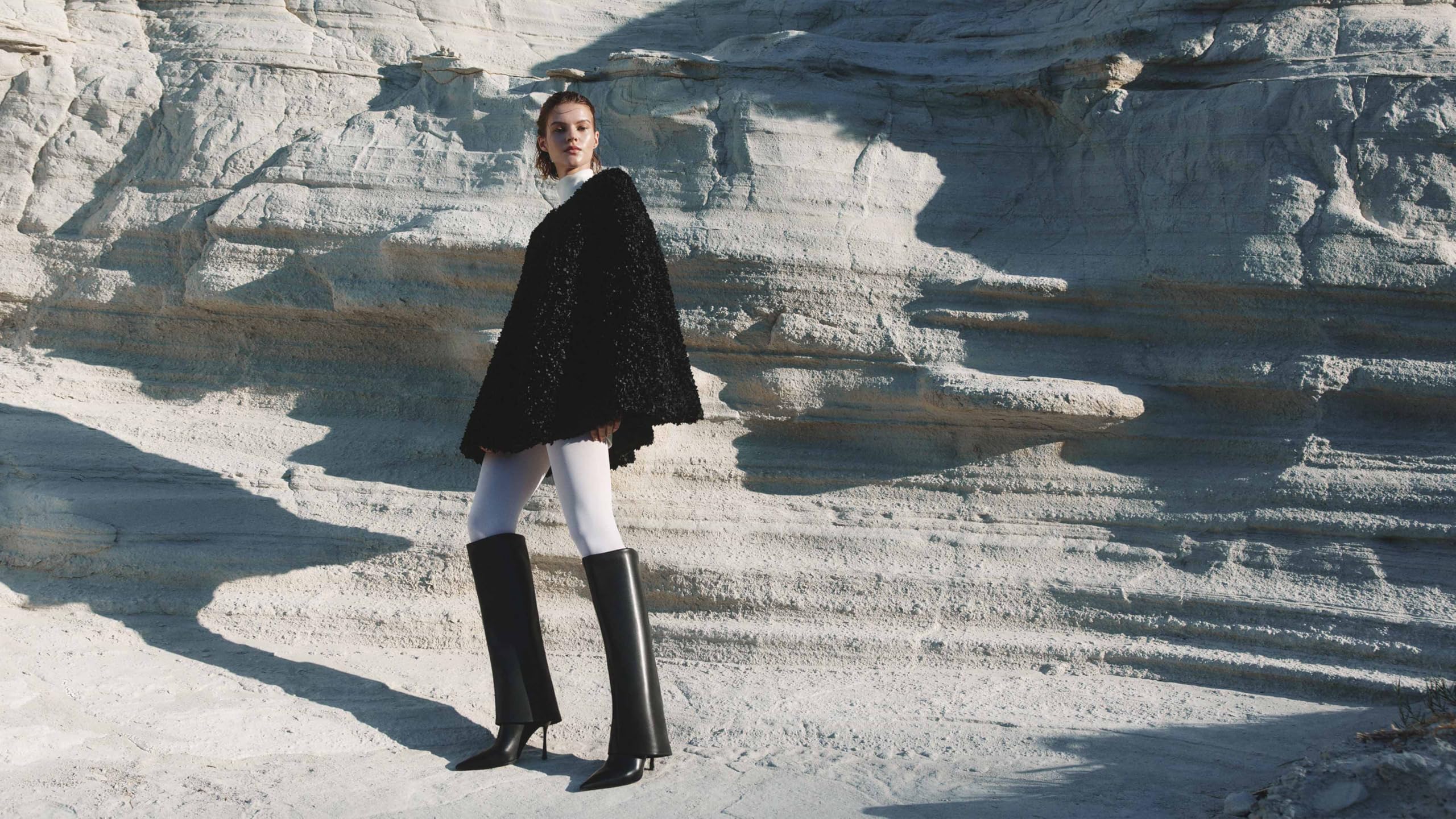 Knee High Boots Women Fold Over Boots Pointed Toe Stiletto Heel