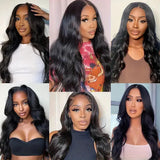 Heyju wig 13x6 HD Lace Frontal Wig 13x4 Lace Front Human Hair Wigs For Black Women  Body Wave Lace Front Wig Brazilian Hair Wig