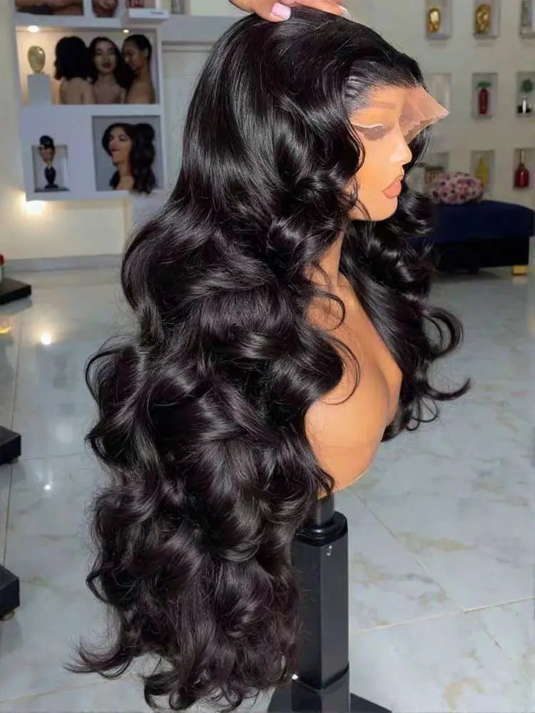 Peruvian Body Wave 13x6 HD Lace Front Wig 250% Density 40-42 Inch Long Glueless Closure Human Hair Wig for Women