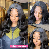 Heyju wig 13x6 HD Lace Frontal Wig 13x4 Lace Front Human Hair Wigs For Black Women  Body Wave Lace Front Wig Brazilian Hair Wig