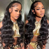 Heyju wig 13x6 HD Lace Frontal Wig 13x4 Lace Front Human Hair Wigs For Black Women  Body Wave Lace Front Wig Brazilian Hair Wig