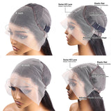 Heyju wig 13x6 HD Lace Frontal Wig 13x4 Lace Front Human Hair Wigs For Black Women  Body Wave Lace Front Wig Brazilian Hair Wig