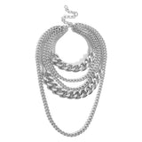 Simple Punk Hip Hop Mixed Women's Necklace