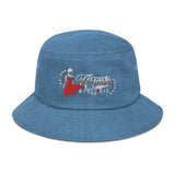 Denim Bucket Hat Black